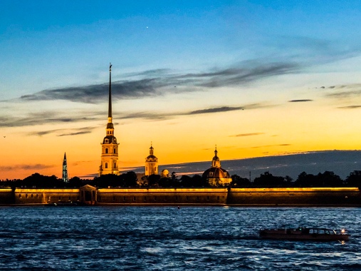 Nevsky River St Petersburg Russia